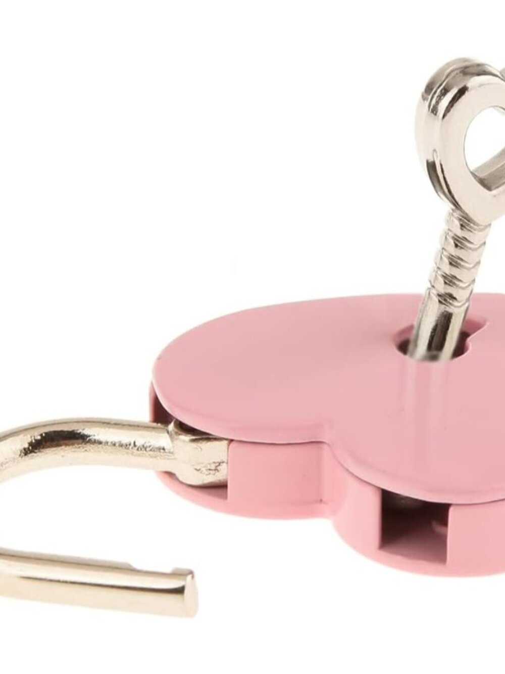 3 Pcs Heart Lock with Keys, Heart Shaped Lock for Diary - Picture 4 of 4